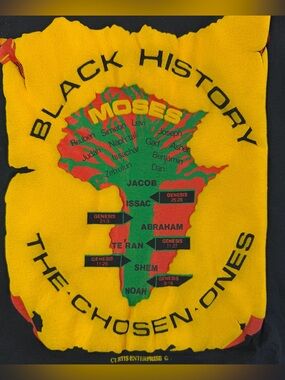 Vintage 90s Black History Moses The Chosen Ones Single Stitch T Shirt XL USA
